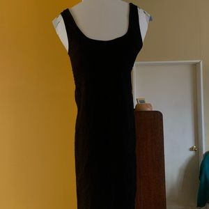 Little Black Dress with Back Cut Out